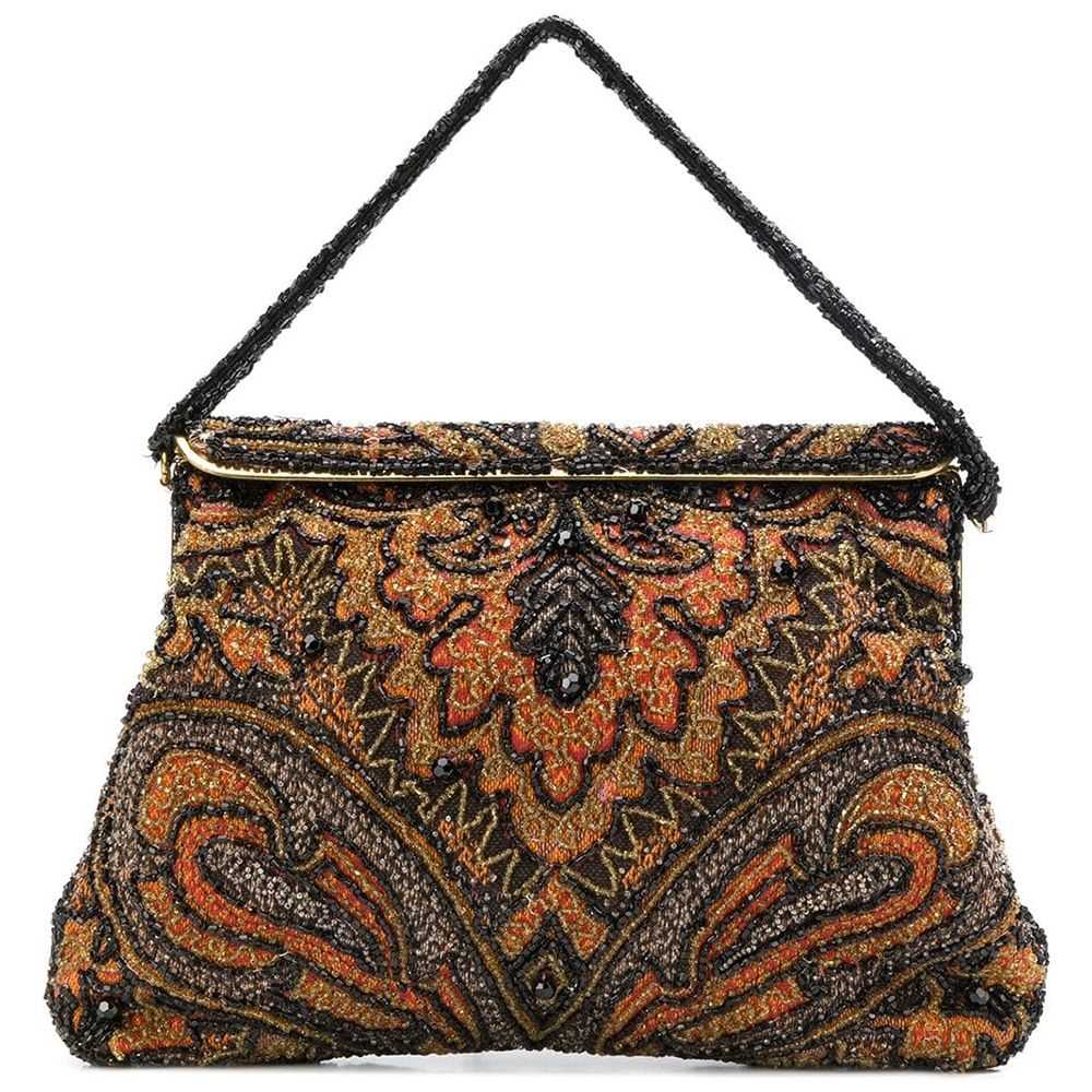 Lot 770 - Vintage Paisley Beaded Bag CIRCA 1960's