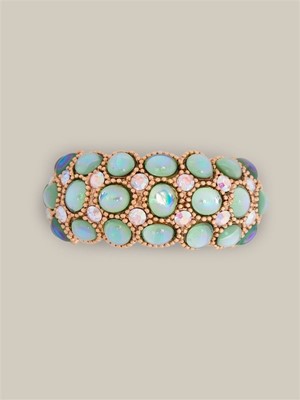 Lot 73 - Claire Deve Crystal Embellished Cuff