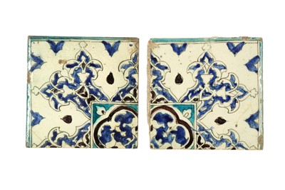 Lot 57 - TWO DAMASCUS POTTERY TILES