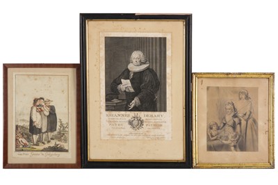 Lot 691 - A COLLECTION OF WATERCOLOURS, ENGRAVINGS AND ETCHINGS, LATE 18TH AND EARLY 19TH CENTURY