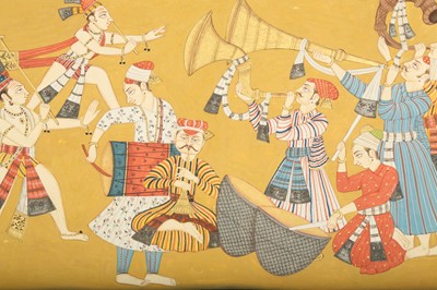 Lot 345 - A BAND OF INDIAN MUSICIANS