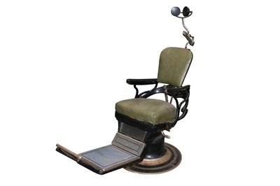 Lot 719 - A DENTIST'S CHAIR, EARLY 20TH CENTURY by RITTER, GERMANY