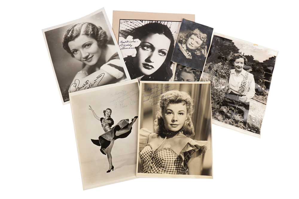 Lot 1450 - Photograph Collection.- Actresses