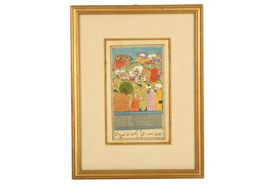 Lot 343 - TWO LOOSE FOLIOS FROM A MANUSCRIPT OF JAMI'S YUSUF O ZULAIKHA