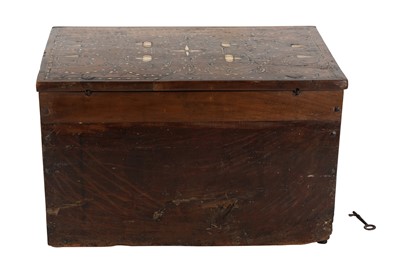 Lot 271 - λ AN HISPANO-MORESQUE IVORY AND BONE-INLAID WRITING CABINET (VARGUENO)