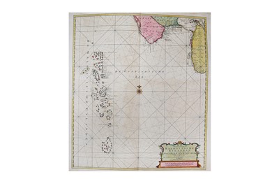 Lot 1151 - Maldives.- van Keulen (Johannes) Paskaart van de Maldivische Eylanden...