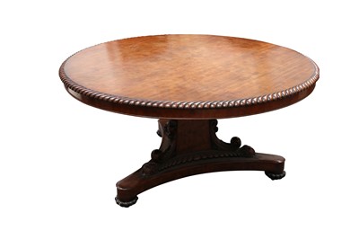 Lot 11 - A SCOTTISH GEORGE IV MAHOGANY CENTRE TABLE IN THE MANNER OF WILLIAM TROTTER