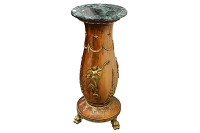 Lot 31 - A  FRENCH BALUSTER SHAPED PEDESTAL, IN THE EMPIRE STYLE, LATE 19TH CENTURY