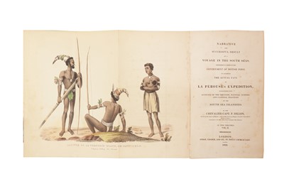 Lot 1124 - [La Perouse] Dillon. Voyage in the South Seas. 1829
