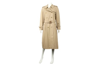 Lot 224 - Burberry Beige Trench Coat - Size 12