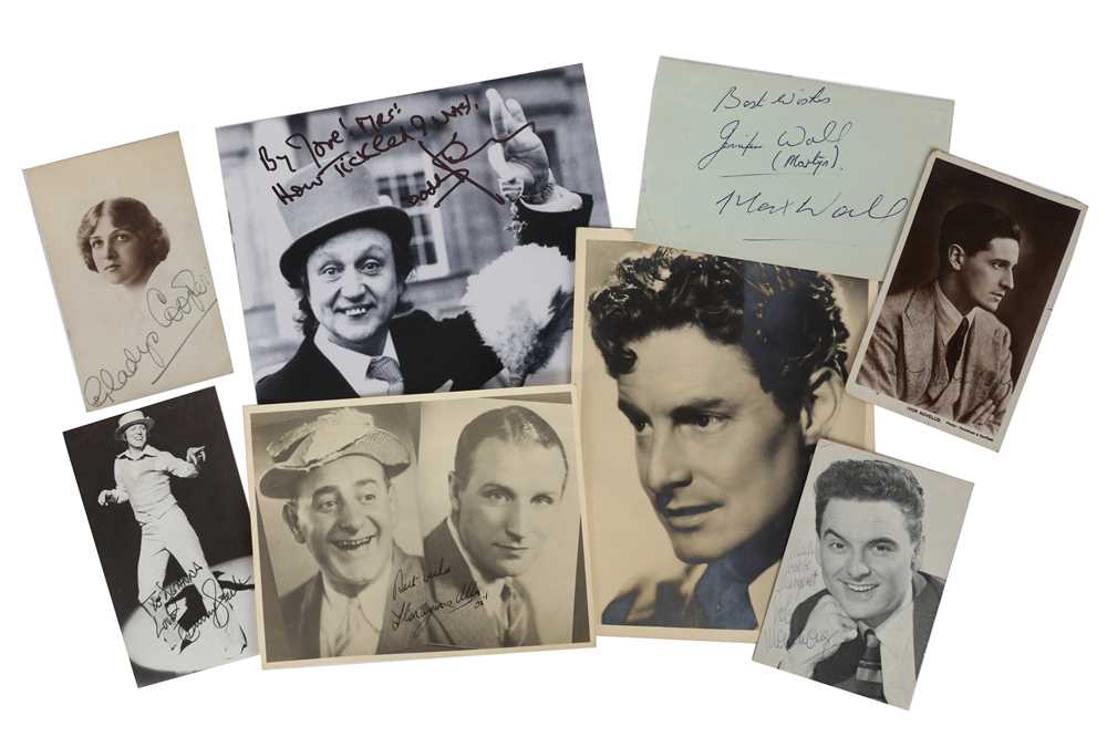 Lot 1426 - Autograph Collection.- Actors & Entertainers