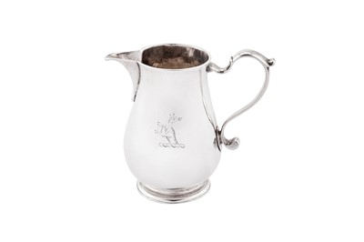 Lot 437 - A good early George II sterling silver ‘sparrow beak’ cream jug, London 1727, no makers mark