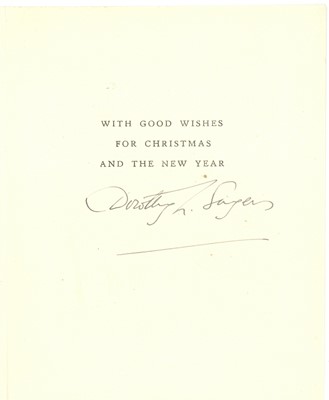 Lot 1590 - Sayers (Dorothy L.)