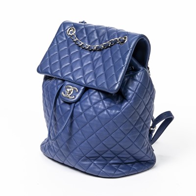 Lot 75 - Chanel Blue Large Urban Spirit Backpack