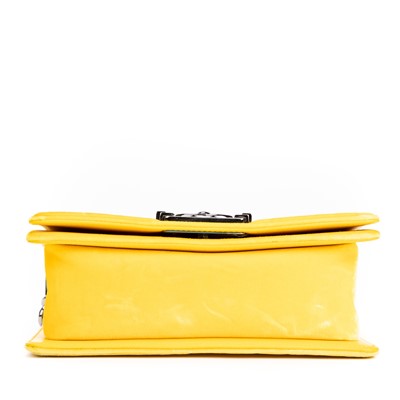 Lot 101 - Chanel Yellow Small Boy Bag