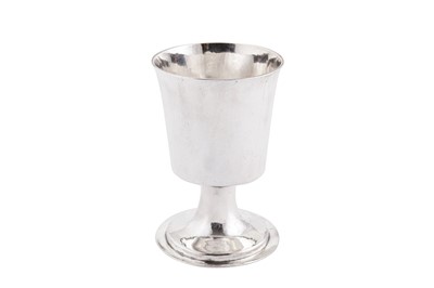 Lot 449 - A Charles II silver communion cup, London circa 1670 by Thomas Cooper (free 1668. d. c. 1693)