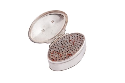 Lot 15 - A George III sterling silver nutmeg grater, London 1786 by Thomas Phipps and Edward Robinson
