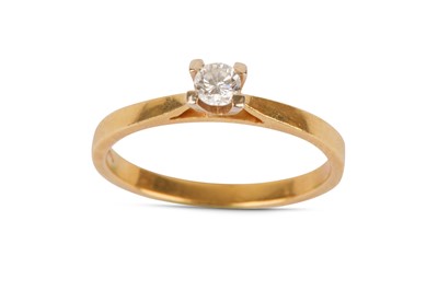 Lot 308 - A DIAMOND SINGLE-STONE RING