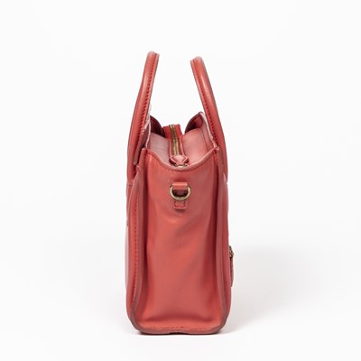 Lot 12 - Celine Red Nano Luggage Bag