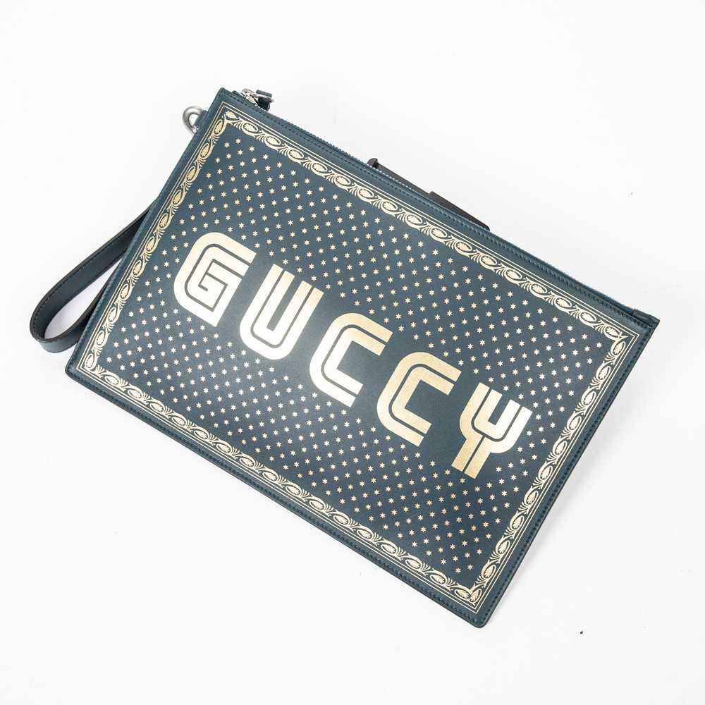Lot 85 - Gucci Blue Guccy Sega Clutch
