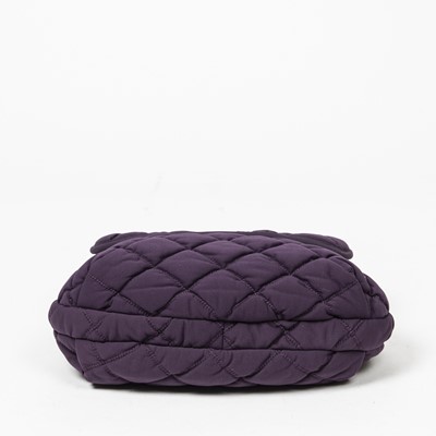 Lot 51 - Chanel Purple Chain Single Flap Bag