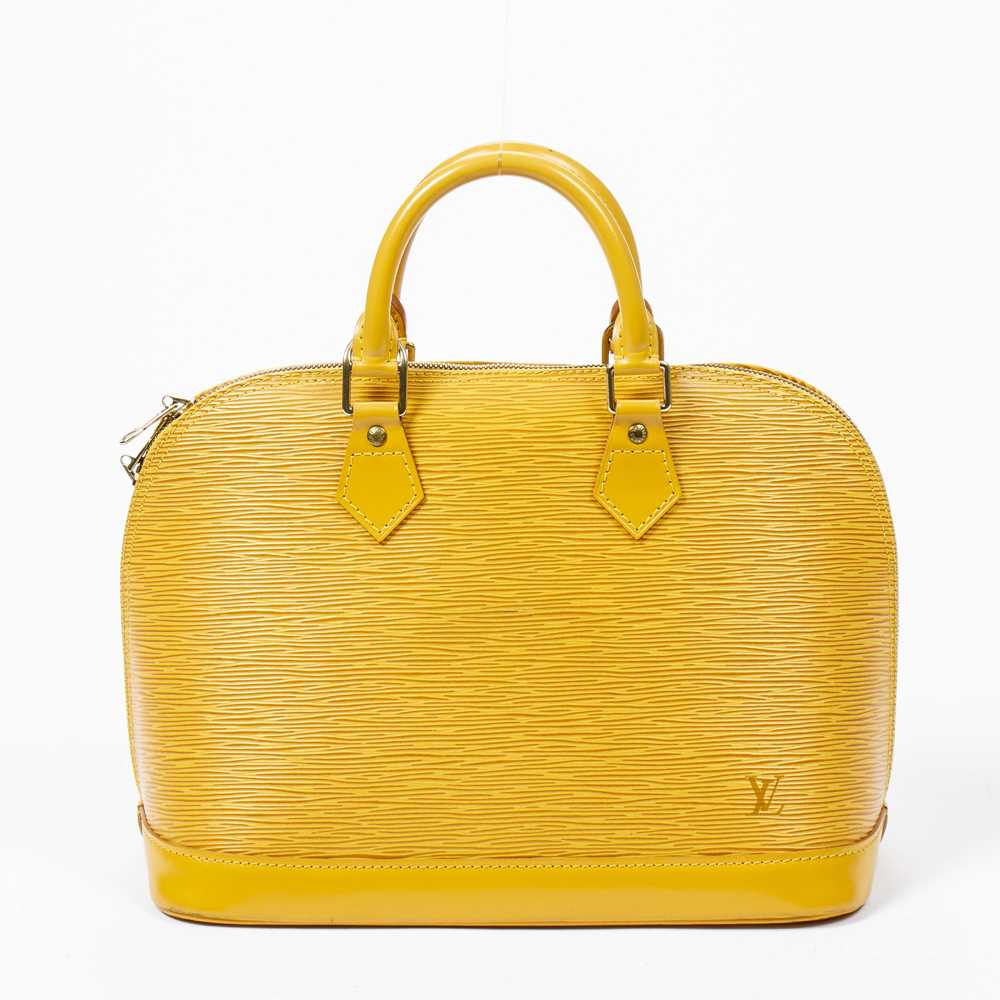 Lot 105 - Louis Vuitton Yellow Epi Alma PM
