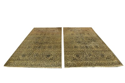 Lot 14 - A PAIR OF INDIAN RUGS