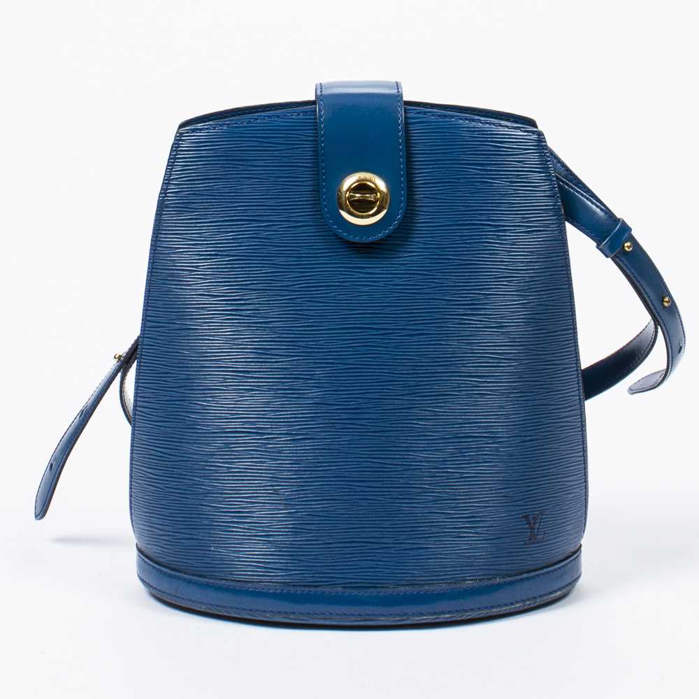 Lot 79 - Louis Vuitton Blue Epi Cluny Shoulder Bag