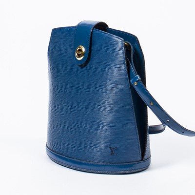 Lot 79 - Louis Vuitton Blue Epi Cluny Shoulder Bag