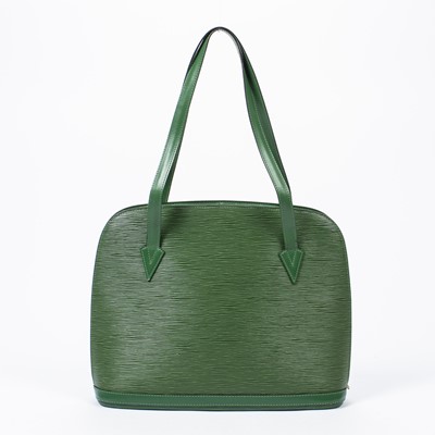 Lot 94 - Louis Vuitton Green Epi Lussac Shoulder Bag