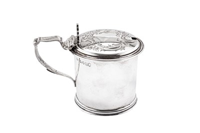 Lot 469 - A Victorian sterling silver mustard pot, London 1865 by William Evans