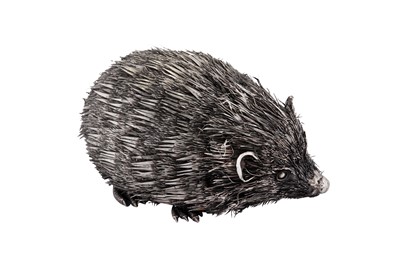 Lot 33 - A late 20th / early 21st century Italian silver model of a hedgehog, Milan circa 2000 by Gianmaria Buccellati