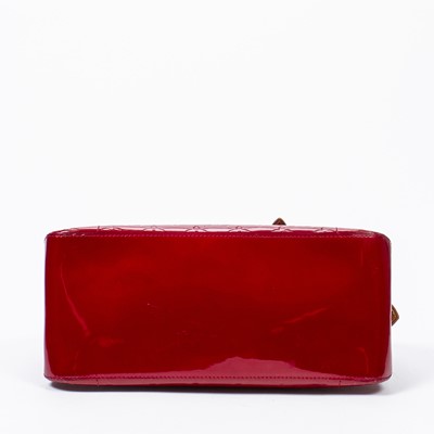 Lot 6 - Louis Vuitton Red Monogram Vernis Rosewood Shoulder Bag