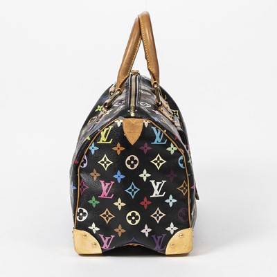 Lot 276 - Louis Vuitton Black Murakami Multicolore Speedy 30