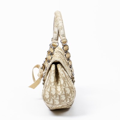 Lot 163 - Christian Dior Beige Diorissimo Romantic Trotter Bag
