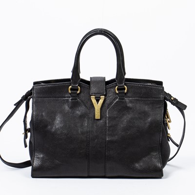 Lot 285 - Yves Saint Laurent Black Small Chyc Cabas Tote