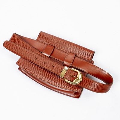 Sold at Auction: Louis Vuitton, LOUIS VUITTON belt, Epi leather in