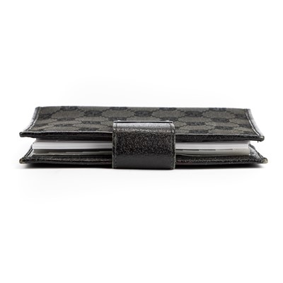 Lot 322 - Gucci Black Monogram Organiser