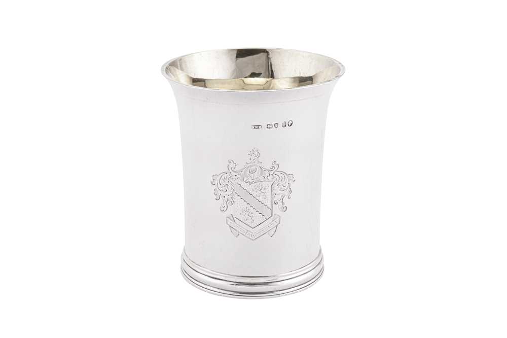 Lot 329 - A large Victorian sterling silver beaker, London 1872 by William Wrangham Williams