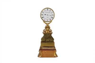 Lot 206 - A MID 19TH CENTURY FRENCH GILT BRONZE AND GLASS MYSTERY CLOCK ATTRIBUTED TO ROBERT HOUDIN