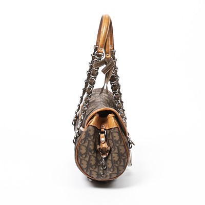 Lot 165 - Christian Dior Beige Diorissimo Romantic Trotter Bag