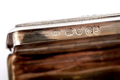 Lot 2 - A George III sterling silver gilt cast snuff box, London 1809 by Joseph Ash I