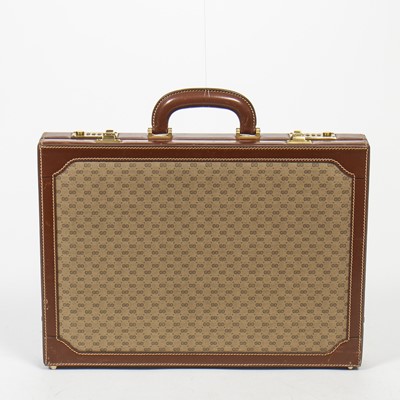 Lot 232 - Gucci Beige Microguccisima Briefcase