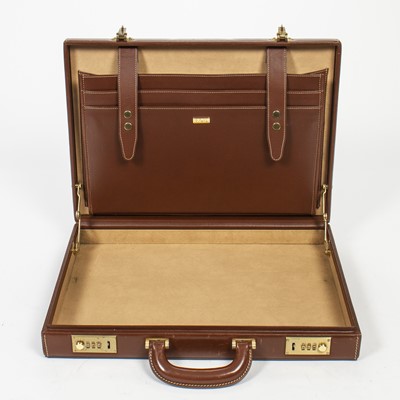 Lot 232 - Gucci Beige Microguccisima Briefcase