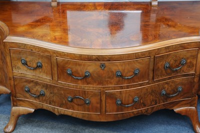 Lot 39 - A WALNUT DRESSING TABLE BY MAURICE ADAMS, EARLY 20TH CENTURY