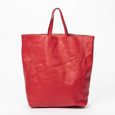 Lot 13 - Celine Red Shopping Tote