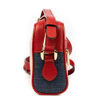 Lot 9 - Gucci Tricolour Sylvie Mini Ophidia Crossbody Bag