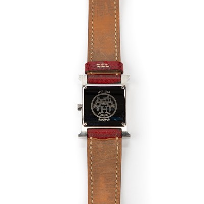 Lot 149 - Hermes Brown Epsom Heure H Watch PM