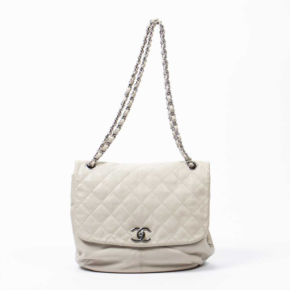 off white chanel purse