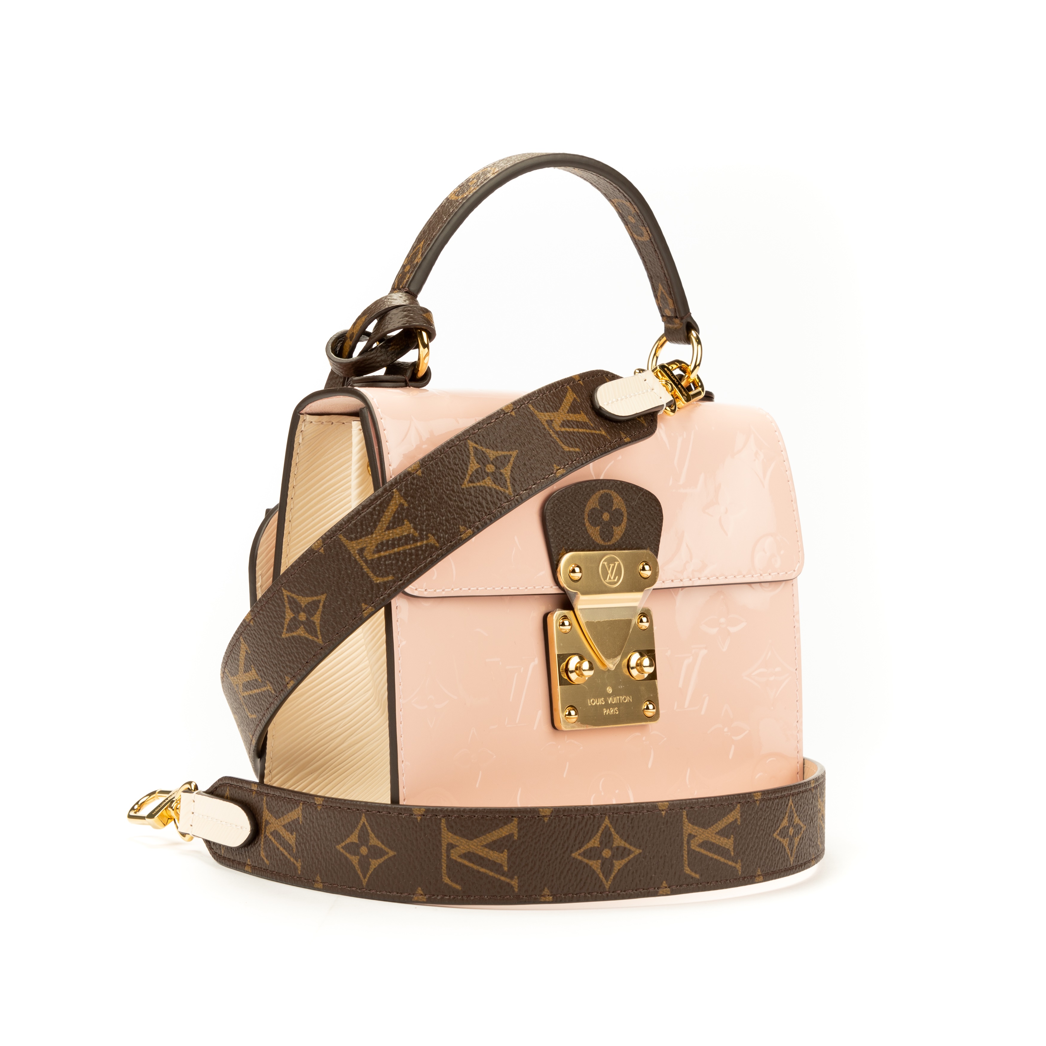 Louis Vuitton Monogram Rose Ballerine Vernis Spring Street Bag – The Closet
